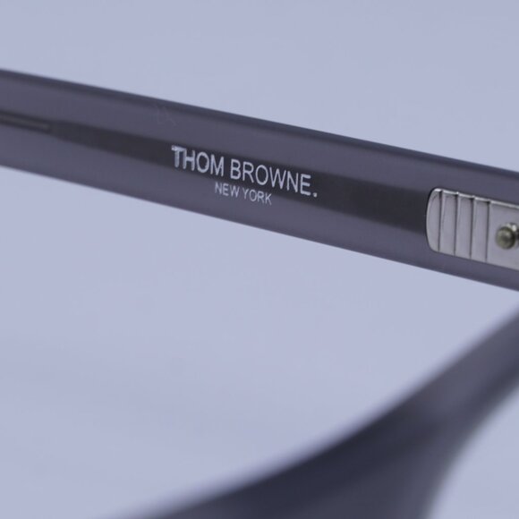 Thom Browne TB-008C-55 Eyeglasses Satin Grey 55mm Square Frame - Picture 7 of 10